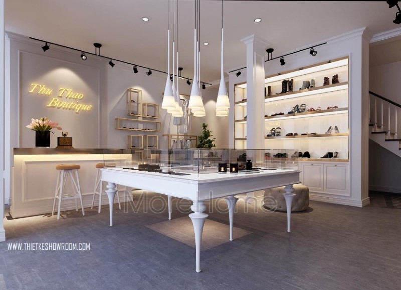 Thiết kế showroom thời trang đẹp tại Hàng Bông